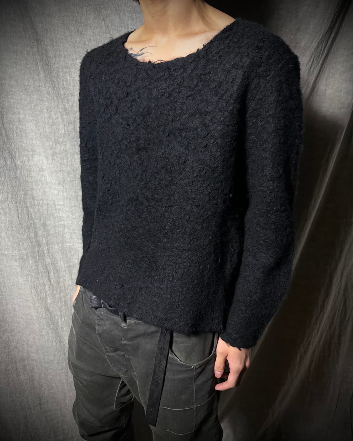 Isamu Katayama Backlash Bouclé Side-Zip  상품이미지1