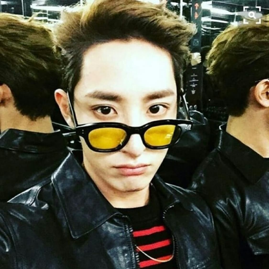 DPEW 옐로우 틴트 선글라스 이수혁 뿔테  권지용 지드래곤 안경 안경테 상품이미지1