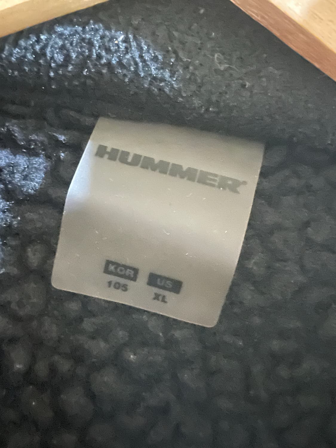 험머 블랙 플리스 상품이미지2