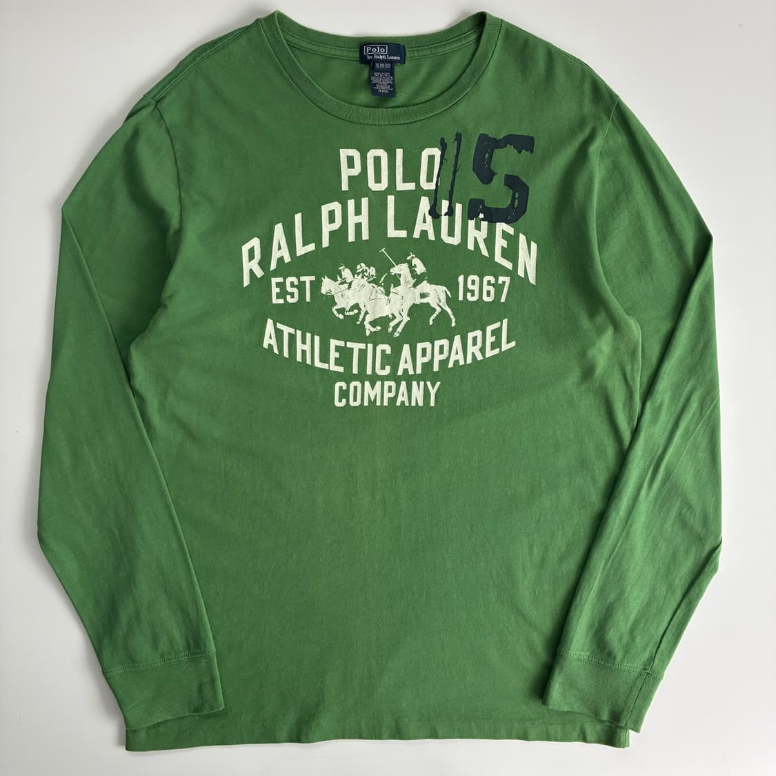 Polo  폴로 랄프로렌 프린팅 그린 슬리브 상품이미지1