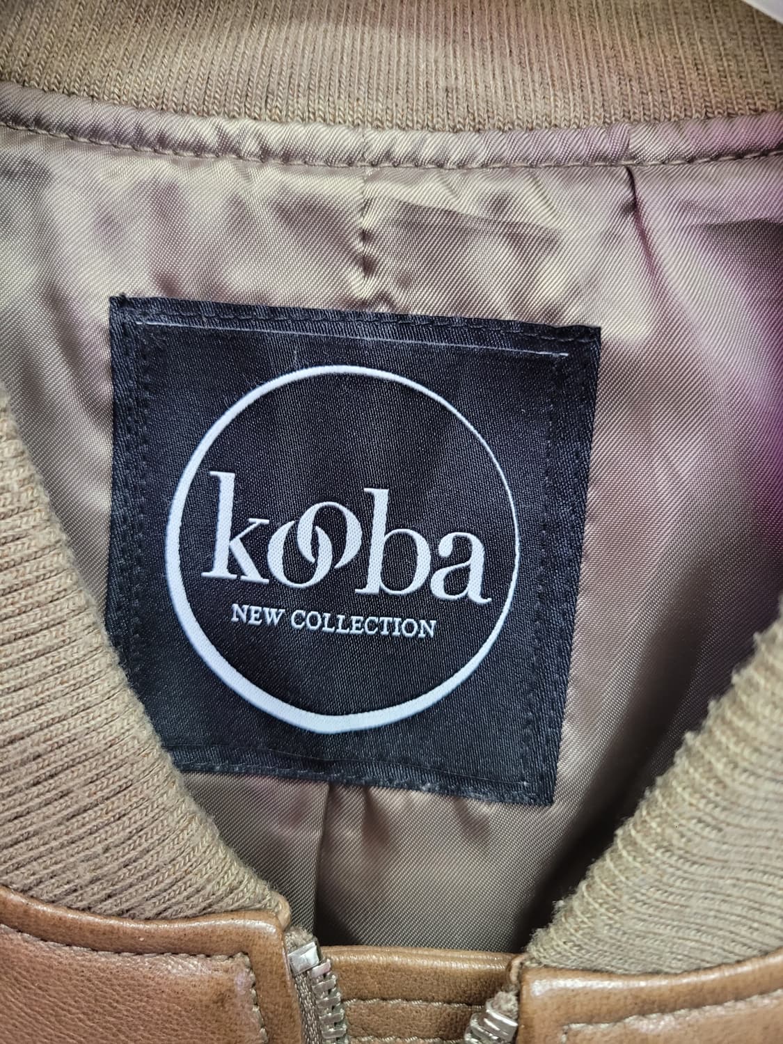 kOba 코바 브라운 가죽 자켓 상품이미지3
