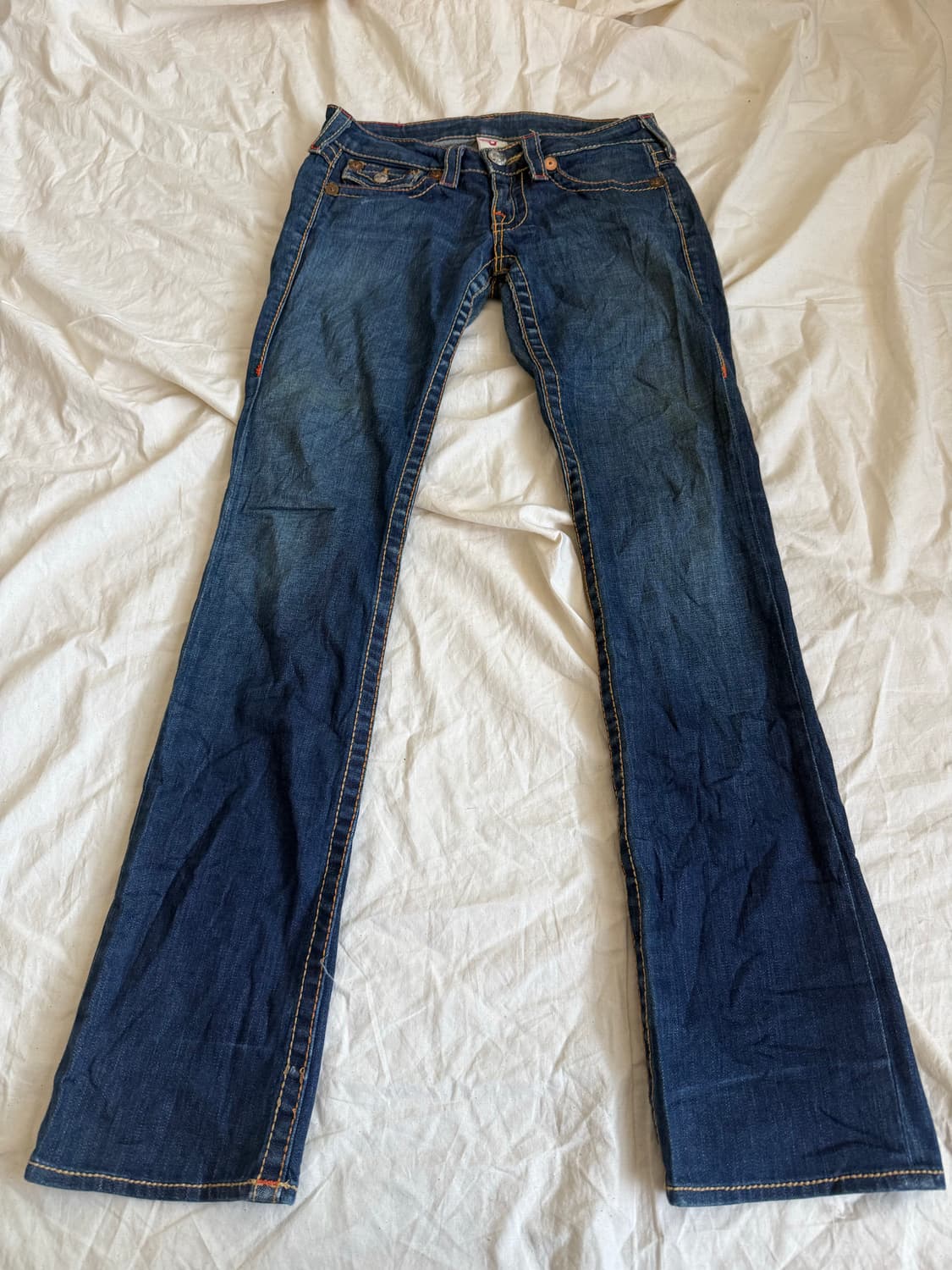 트루릴리전 로우라이즈 데님팬츠 상품이미지1