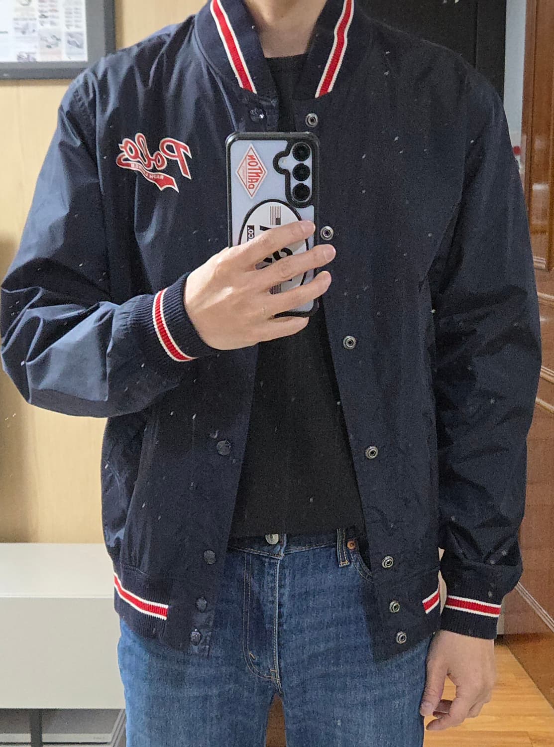 (착샷) 폴로 랄프로렌 로고 스타디움 자켓 바람막이  상품이미지8