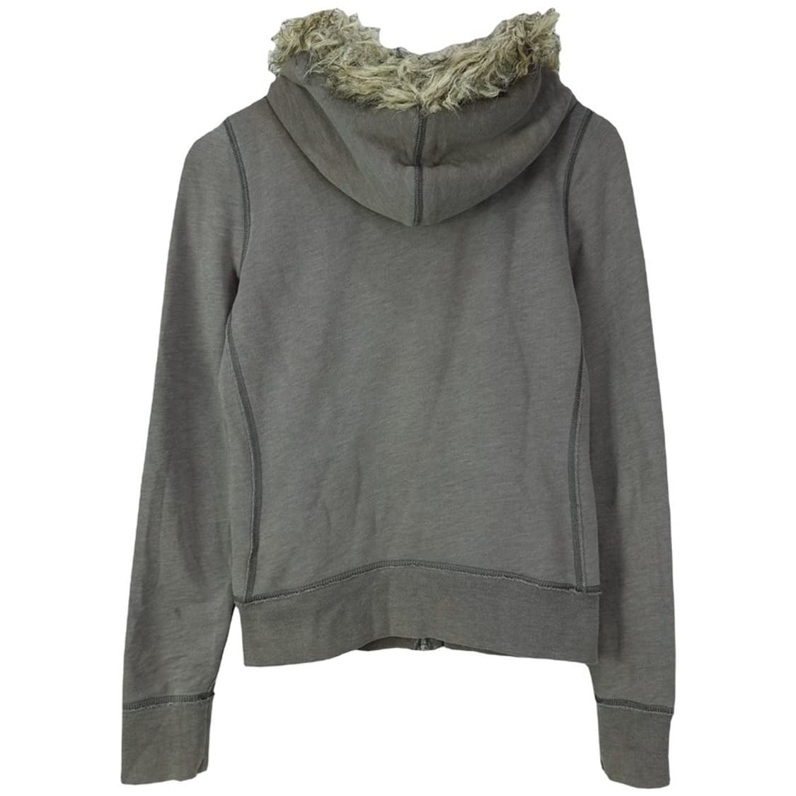 [홀리스터] 빅로고 패치 울푸죠 후드 집업 그레이 M18519 상품이미지3