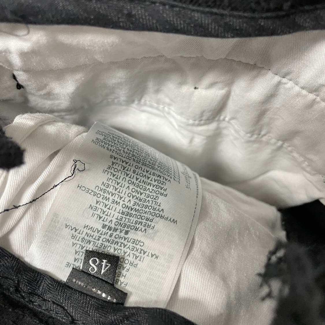 디젤 데미지 팬츠 블랙 새상품 48 상품이미지7