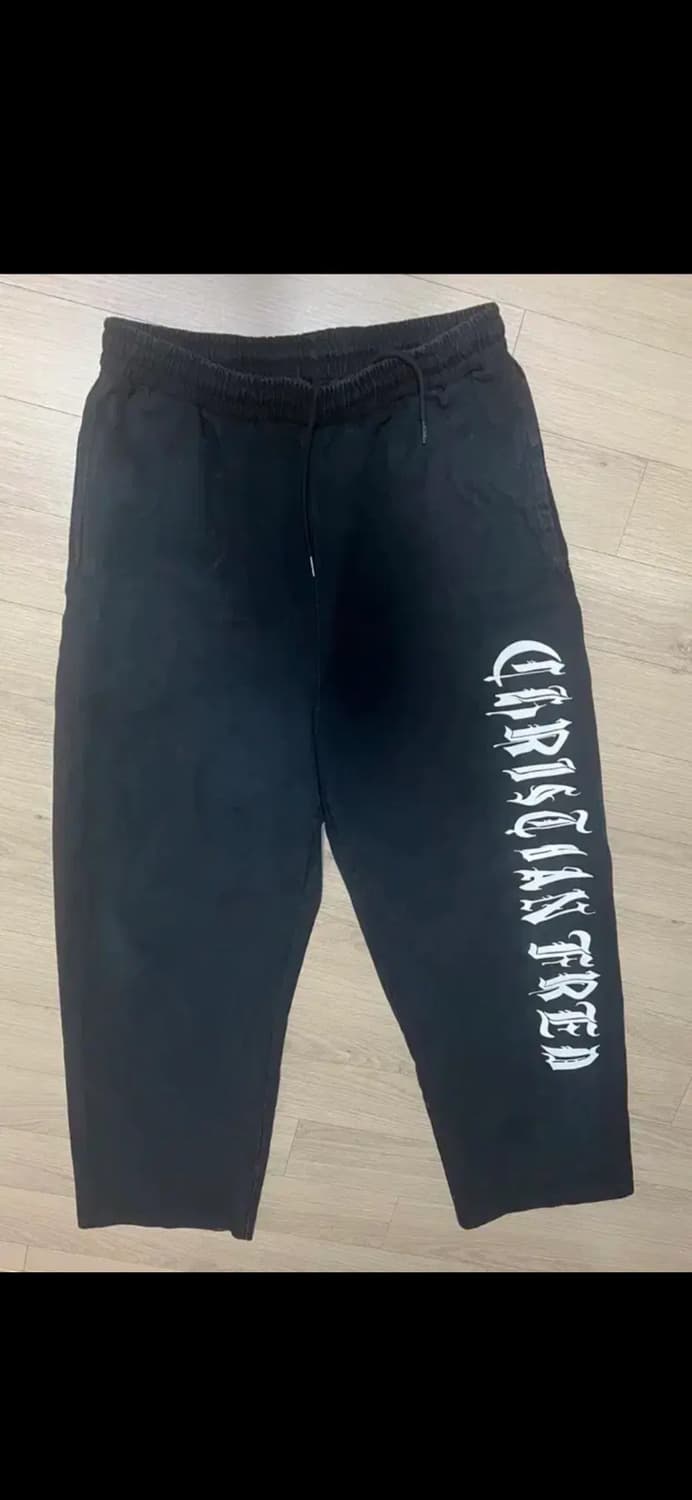 [L] Alfred 알프레드 블랙 팬츠 상품이미지3