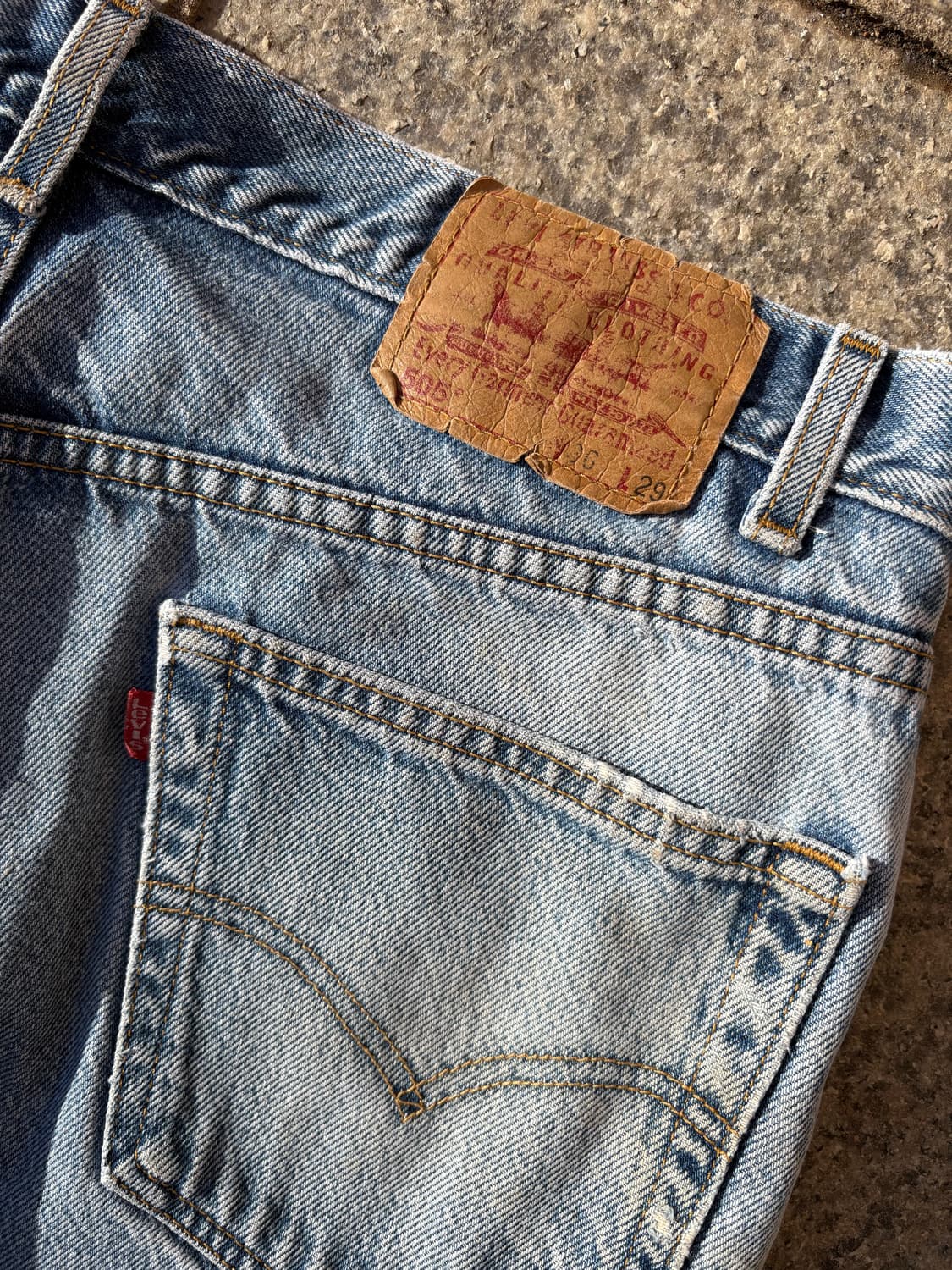 00s 리바이스 505 데님 팬츠 상품이미지8