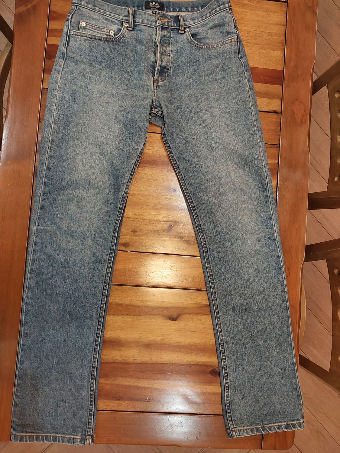 apc 아페쎄 뉴 스탠다드 연청 워싱 데님 29인치
 상품이미지7