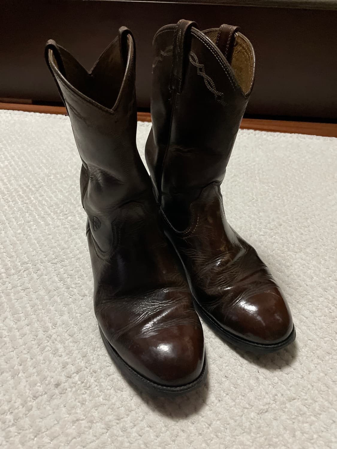 [11D] ARIAT 아리엣 USA 헤리티지 로퍼 웨스턴 부츠 브라운 상품이미지2