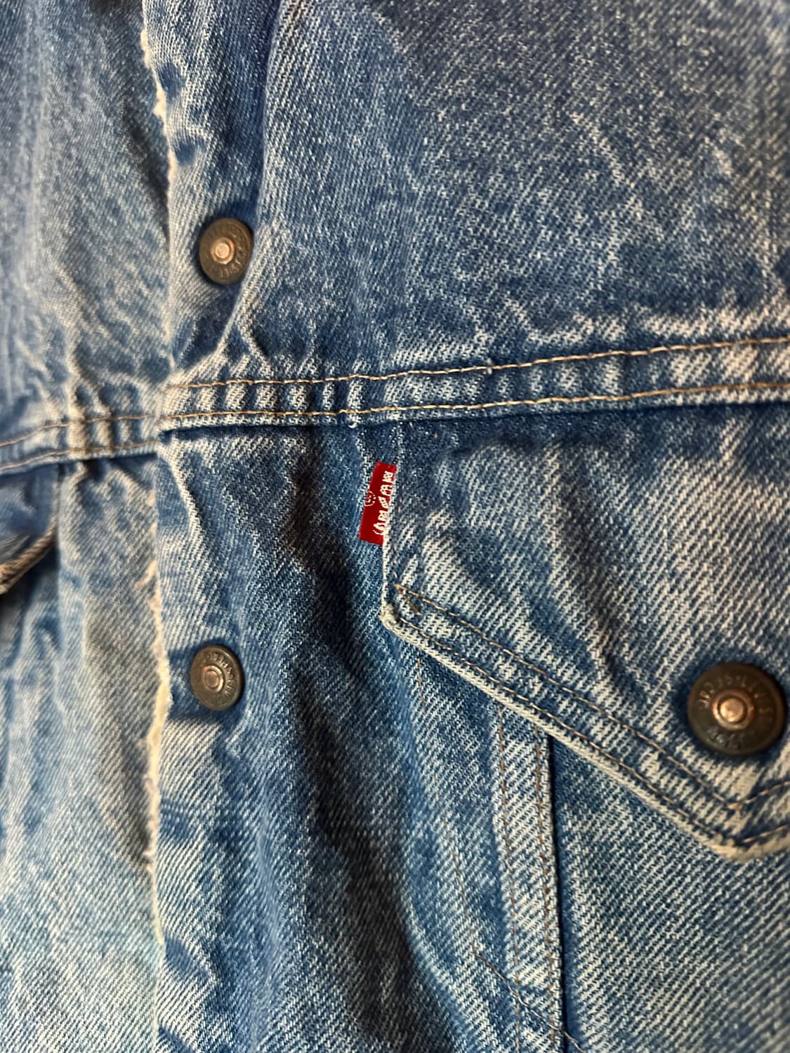 70s USA 빈티지 리바이스 3세대 셰르파 데님 자켓 상품이미지3