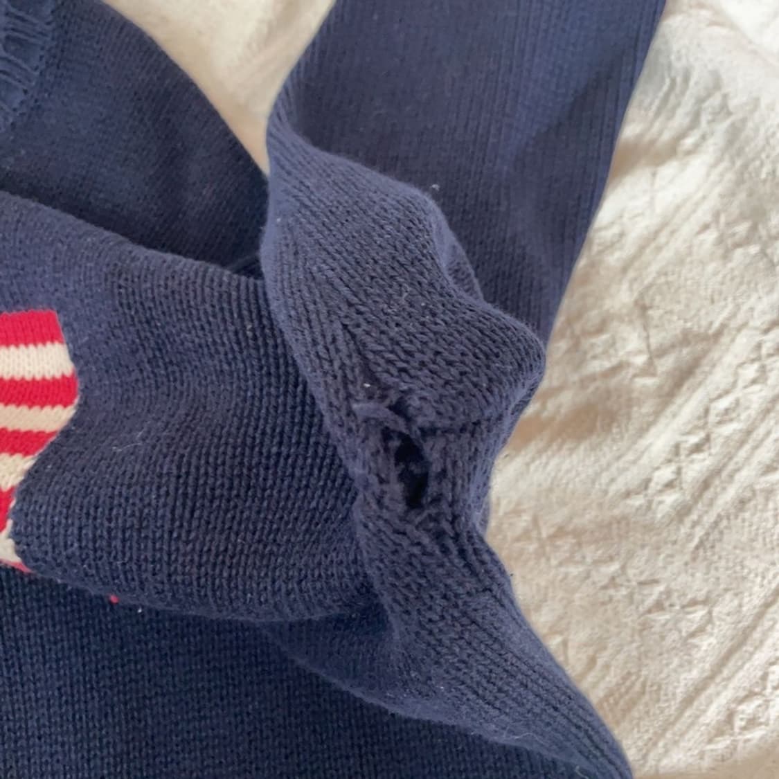 [105] 폴로랄프로렌 네이비 성조기 니트 상품이미지4