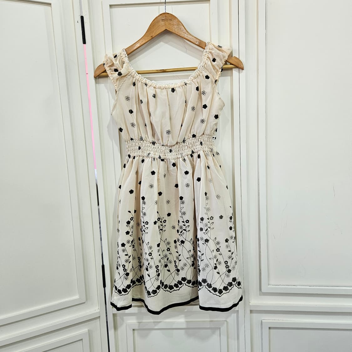 플라워 레이스 쉬폰 원피스 상품이미지5