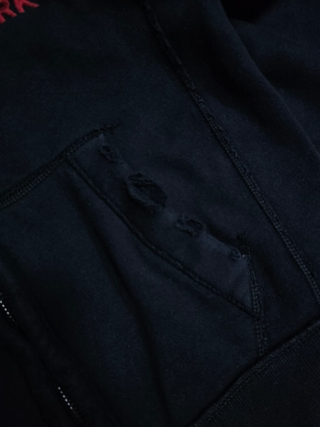 아베크롬비 네이비 후드집업 M 상품이미지4