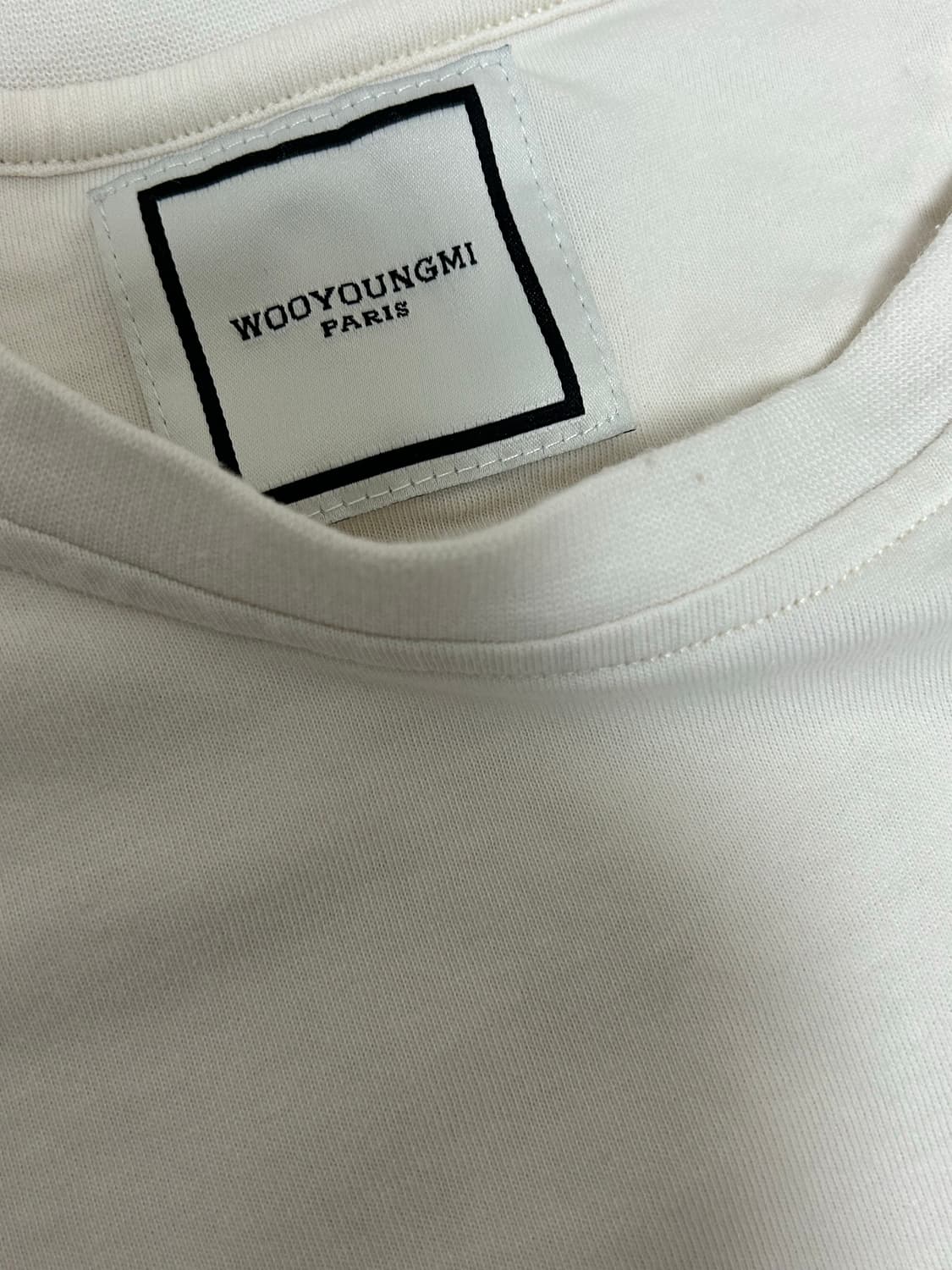 우영미 플라워 자수 반팔 티셔츠 상품이미지5