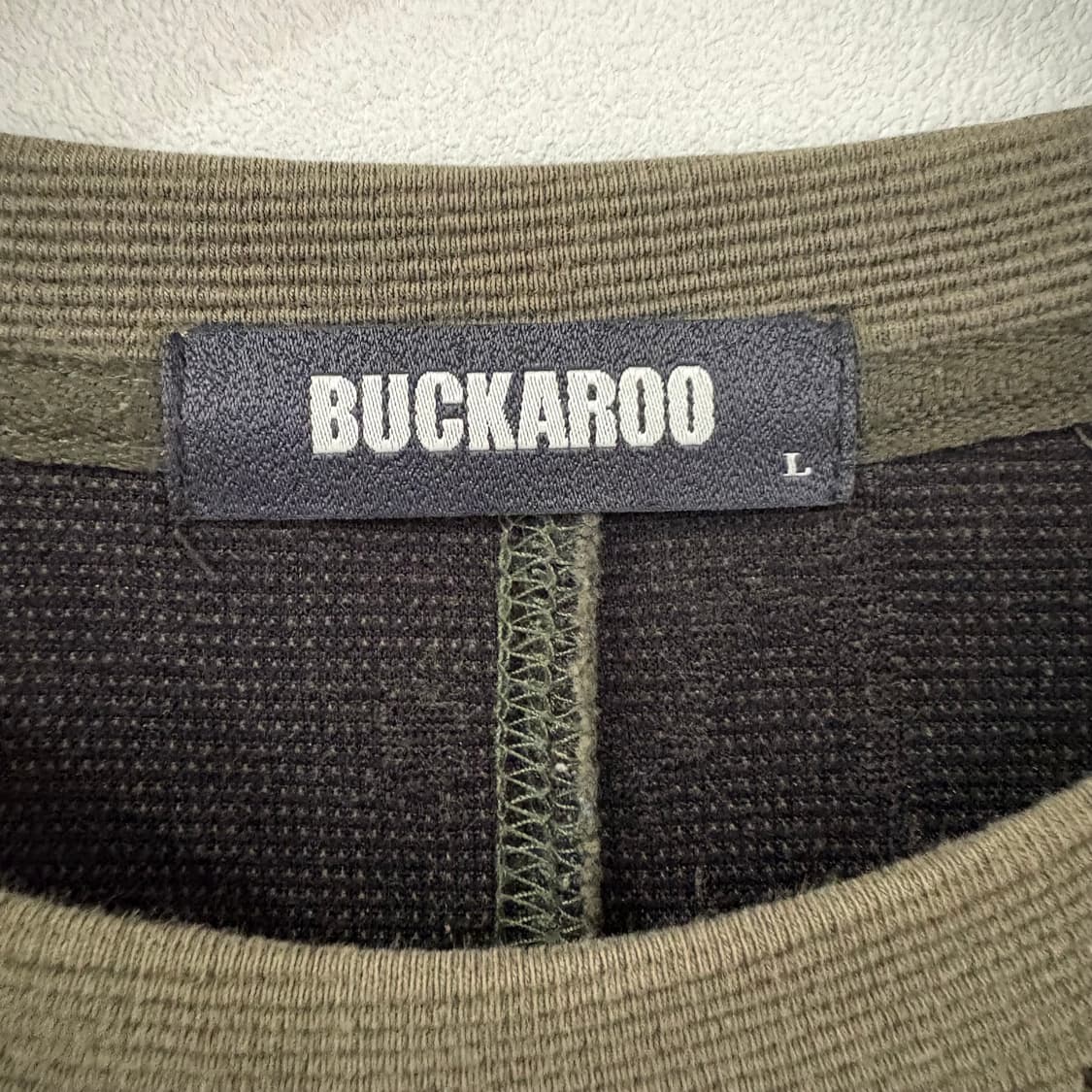 BUCKAROO 카키색 맨투맨 L 상품이미지5
