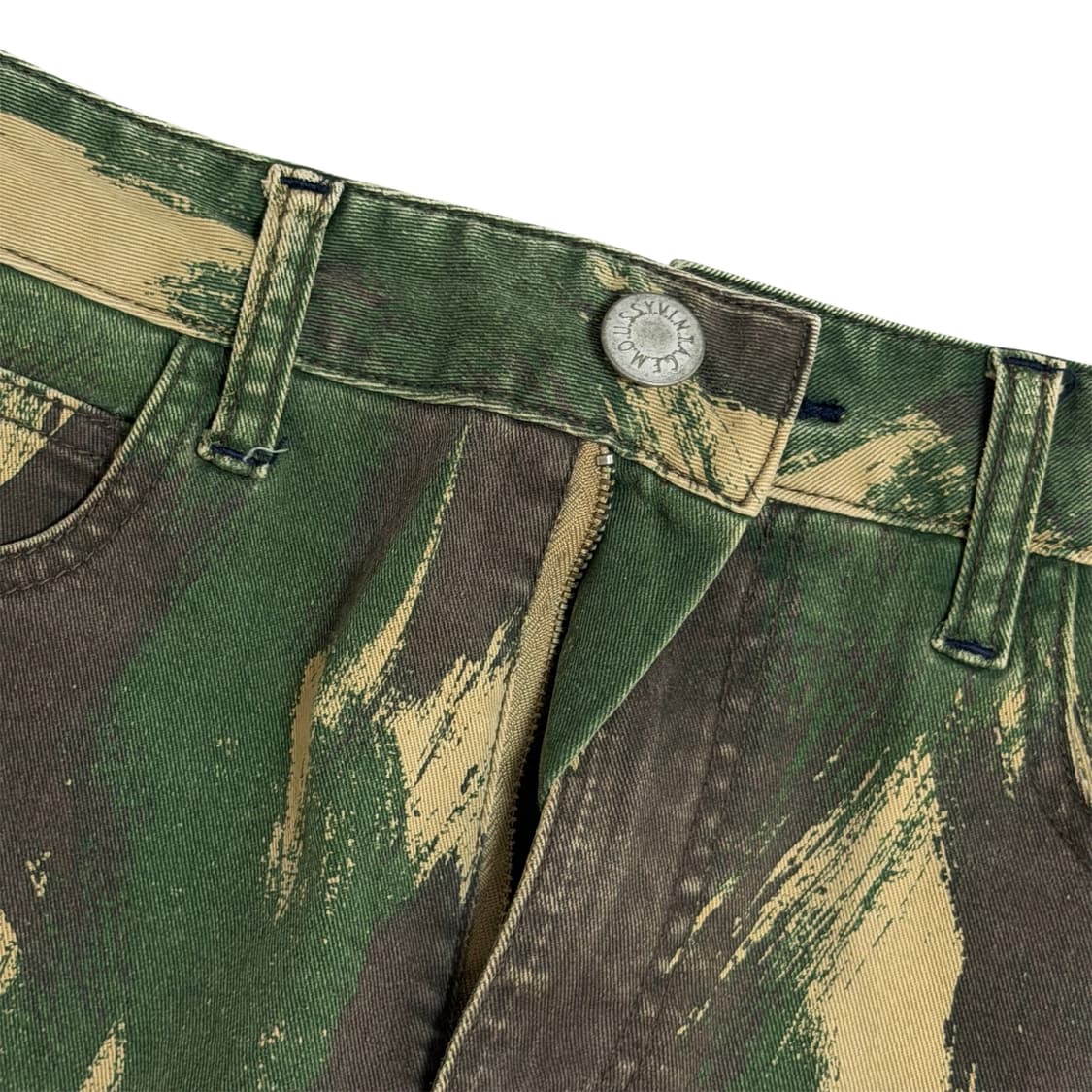 10s moussy 카모플라주 미디 스커트 상품이미지3