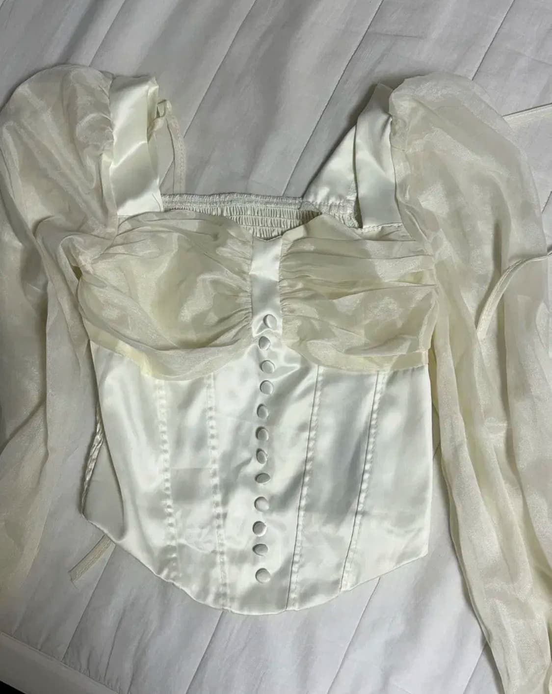 스윔시티 블라우스 아이보리 상품이미지2