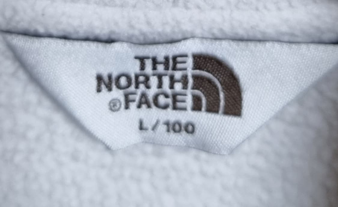 L (100) 노스페이스 아이보리/카키 후리스 플리스 집업 상품이미지3
