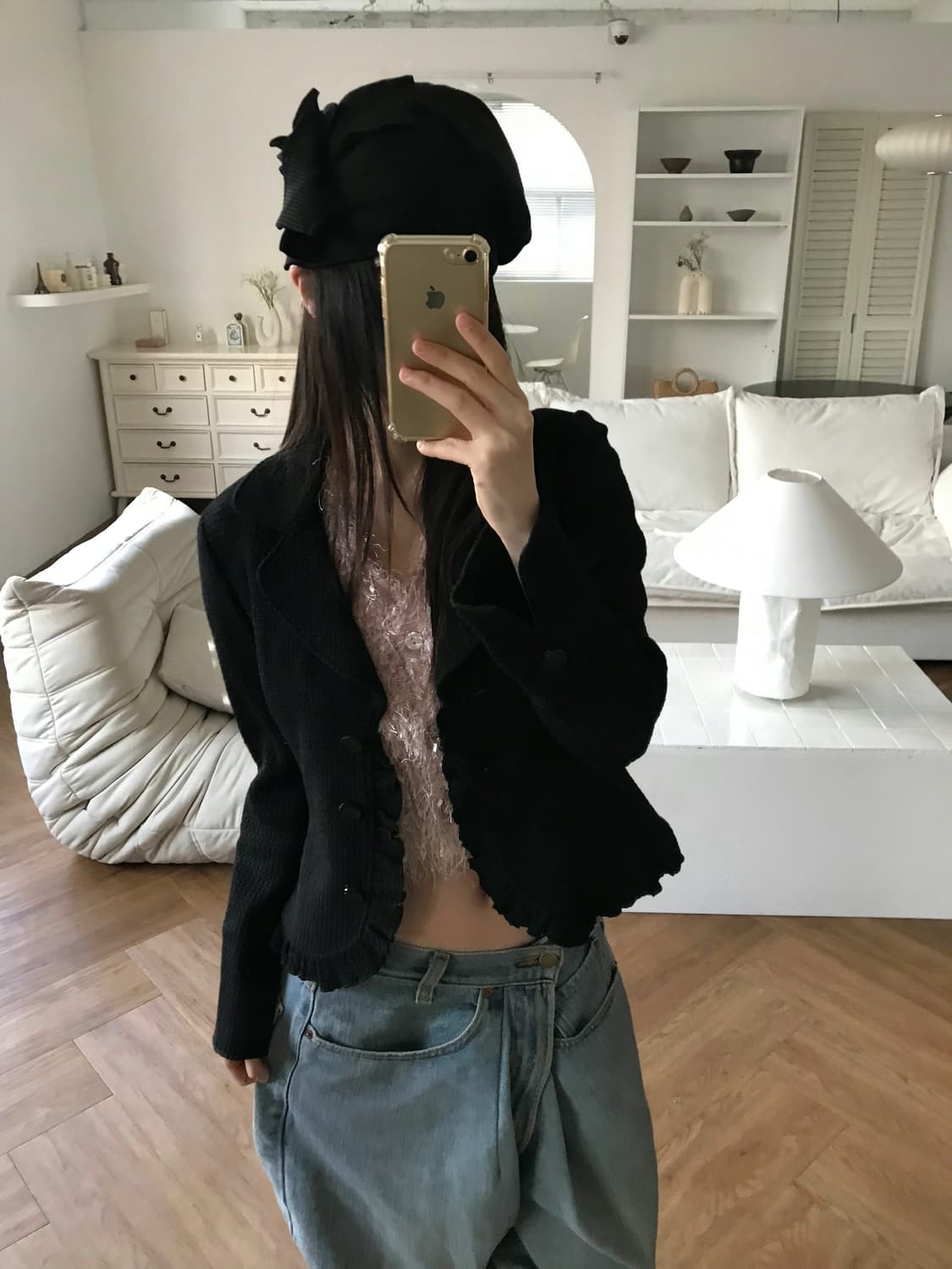 vintage frill jacket 상품이미지6