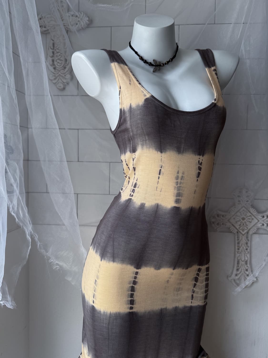 Back Hole Tie-Dye Dress 0307 상품이미지1