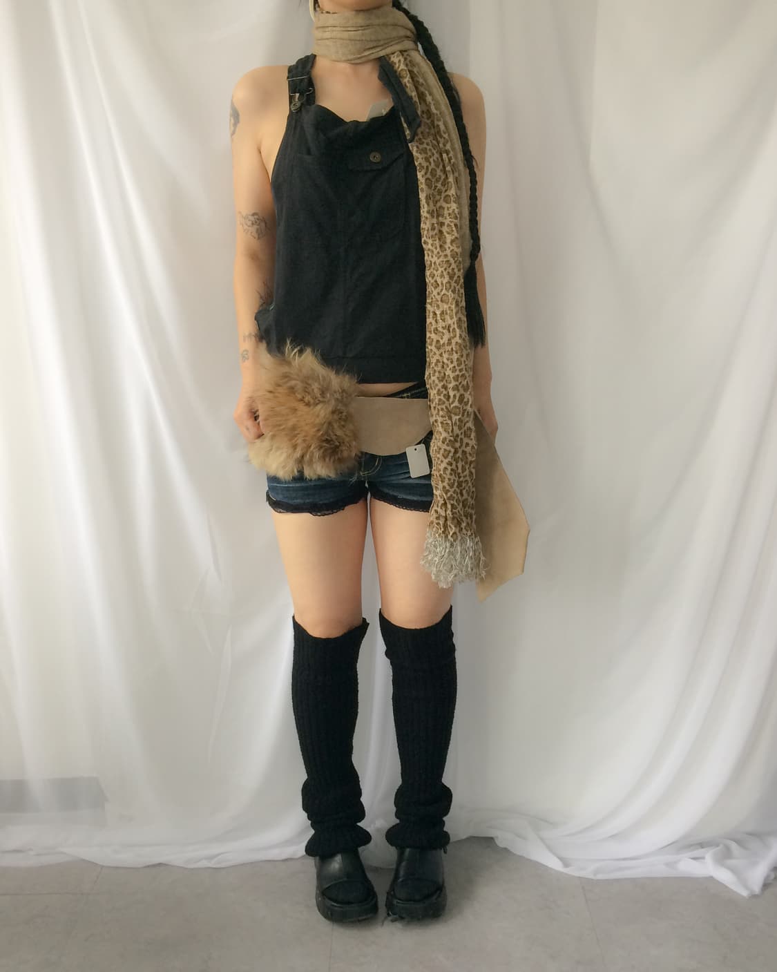 leopard pattern muffler 상품이미지6