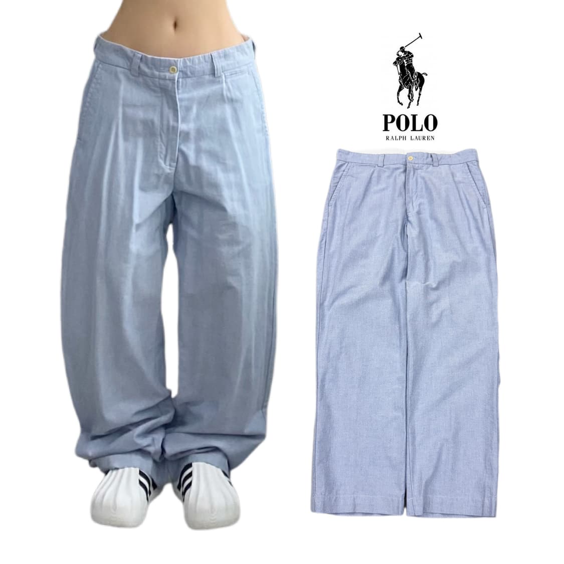 폴로 와이드 코튼 치노팬츠  상품이미지1