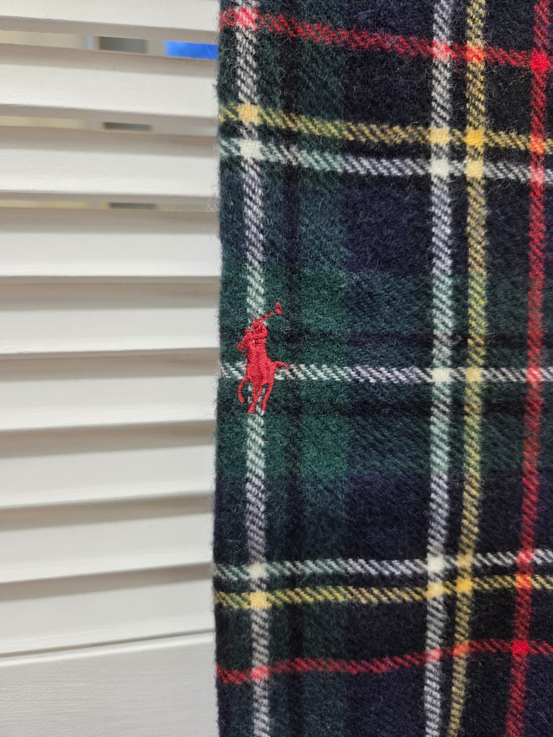 폴로 랄프로렌 타탄체크 울 머플러 상품이미지2