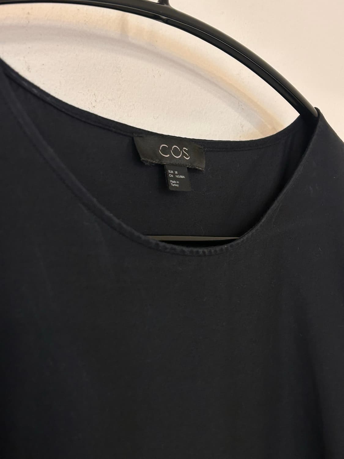 COS 블랙 코튼 원피스 EUR 38 상품이미지4