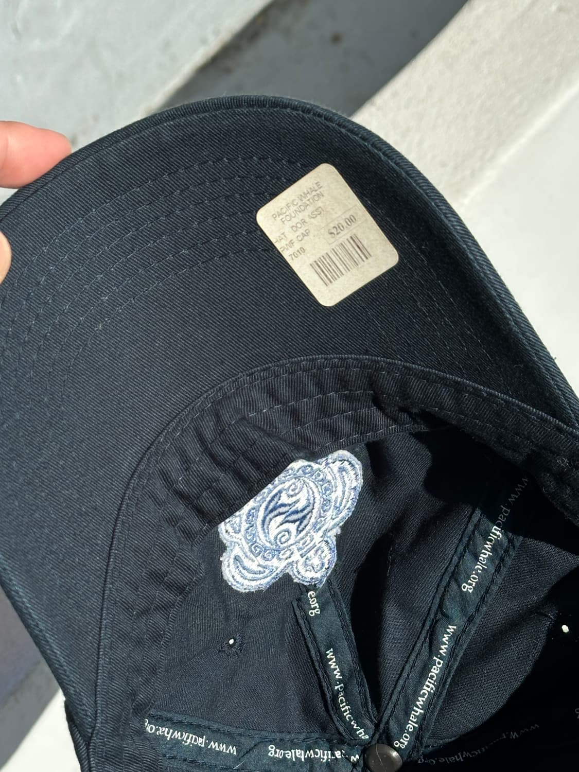 [F] 파시픽웨일 네이비 볼캡 모자 상품이미지5