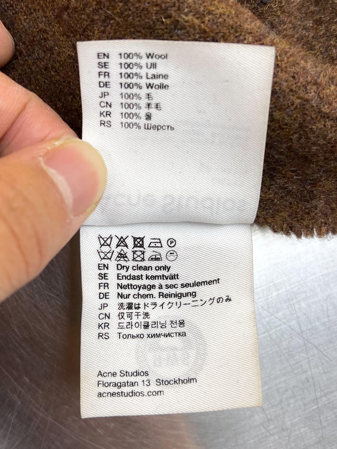 아크네 울 프린지 스카프  상품이미지5