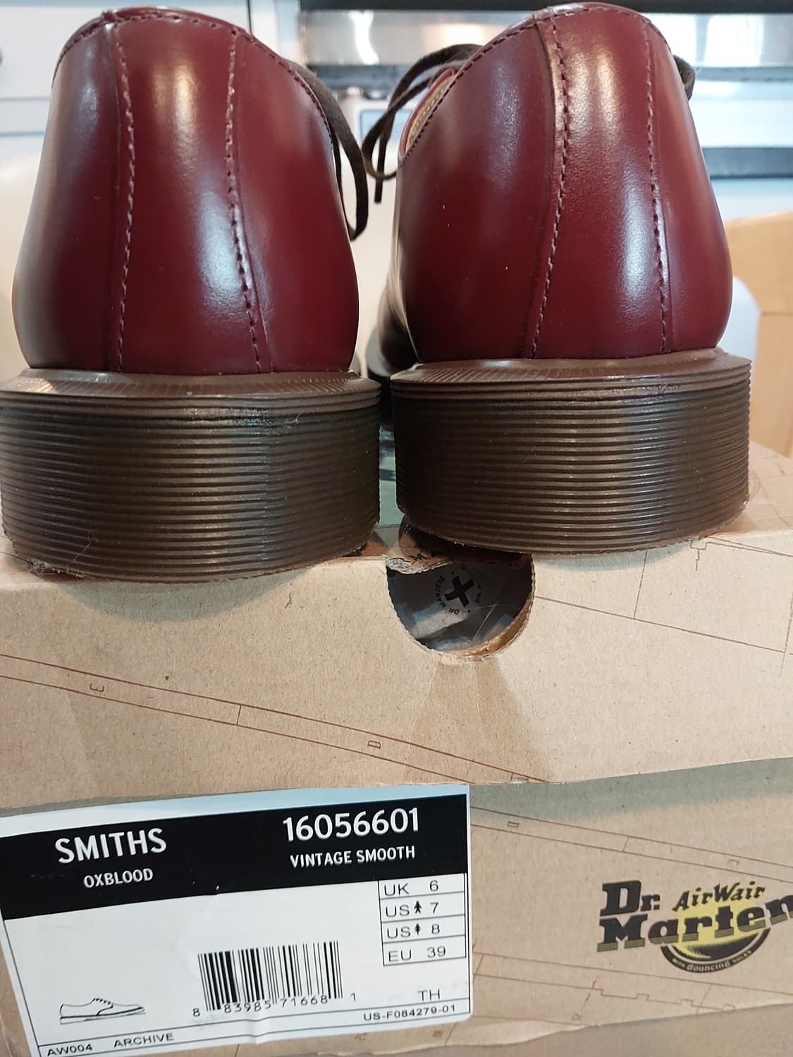 닥터마틴 4홀 스미스 옥스블러드 컬러 빈티지 스무스 더비슈즈 구두 상품이미지2