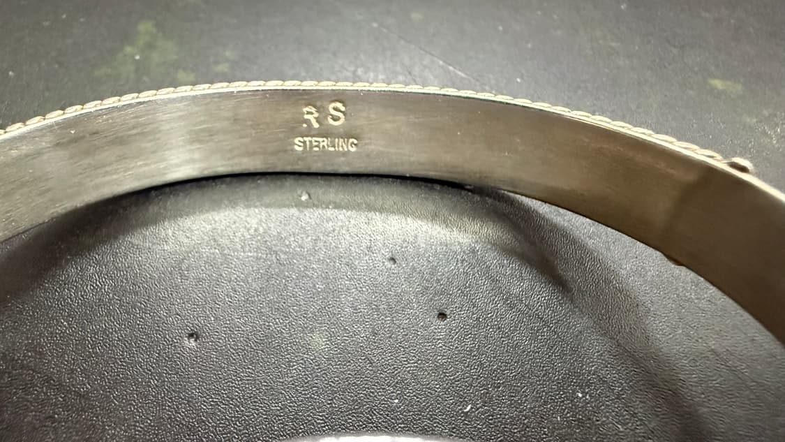 Navajo zuni inlay bangle 상품이미지6