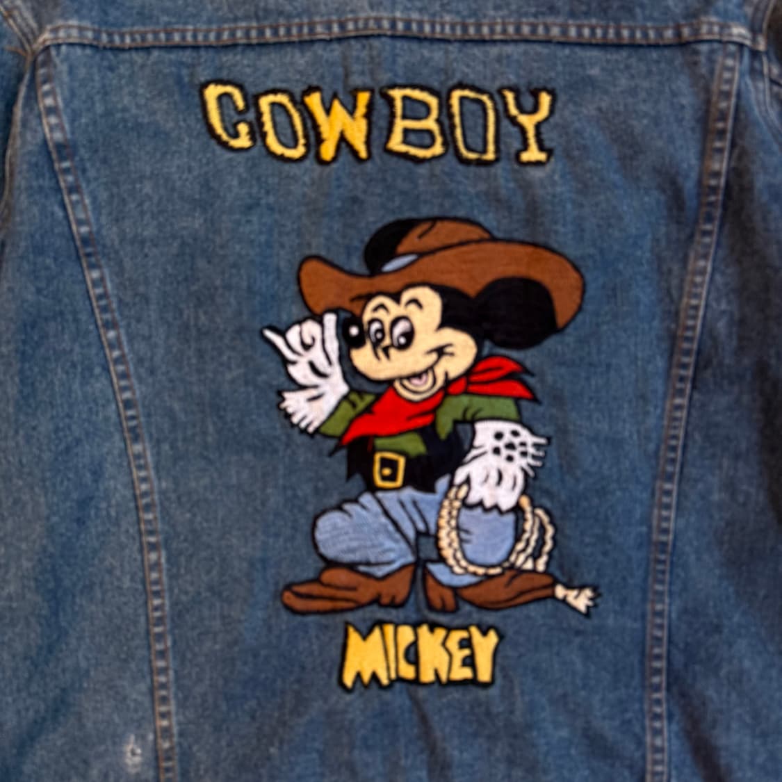 카우보이 미키 빈티지 데님자켓 상품이미지4
