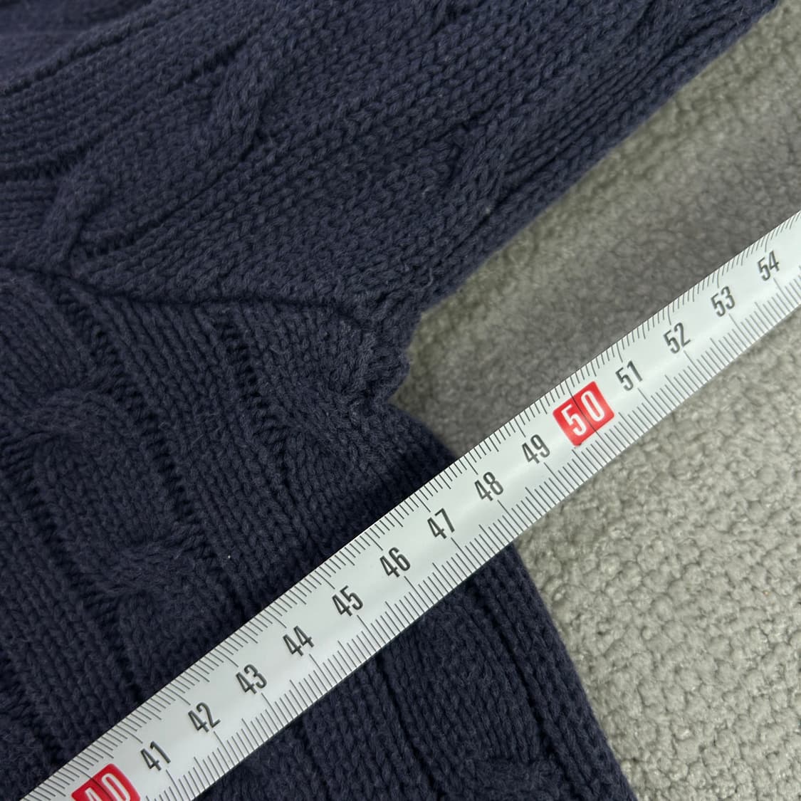 랄프로렌 네이비 꽈배기 니트 상품이미지5