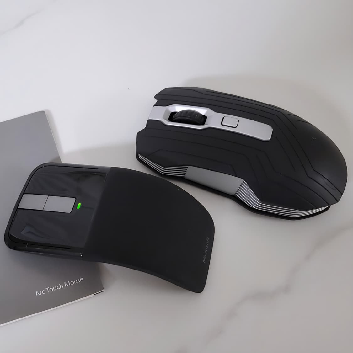 마이크로소프트 Arc Touch 무선 마우스 +초경량 마우스 일괄 상품이미지1