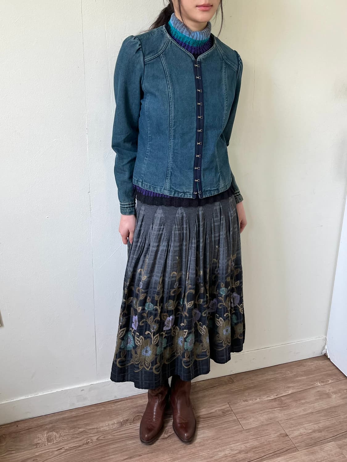 Zelal 후크 데님 자켓 상품이미지6