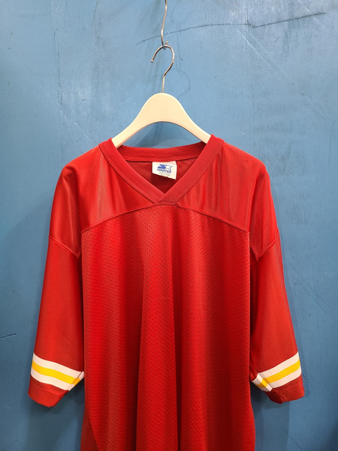 90s 스타터 빈티지 풋볼져지 블록코어 상품이미지1