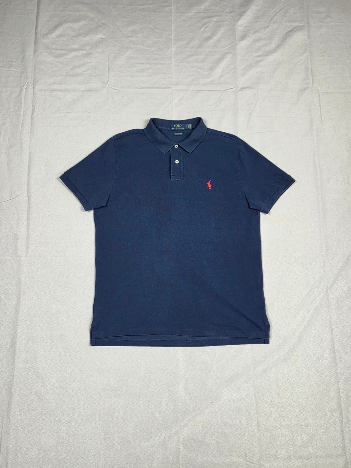 [폴로 랄프로렌] 커스텀 슬림 핏 포니 반팔 카라티 | S00089 상품이미지1