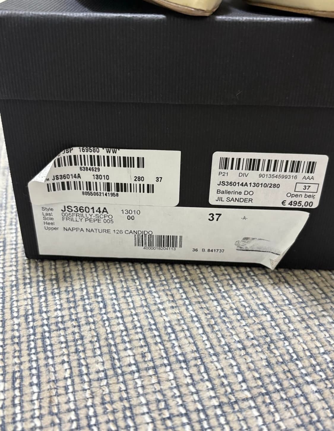 질샌더 발레리나 플랫슈즈 EU 37 상품이미지4
