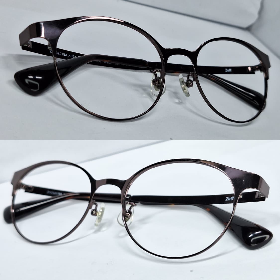 Joff 조프 M-41 브라운 보스턴 메탈 안경 안경테/일본수입 빈티지  상품이미지2