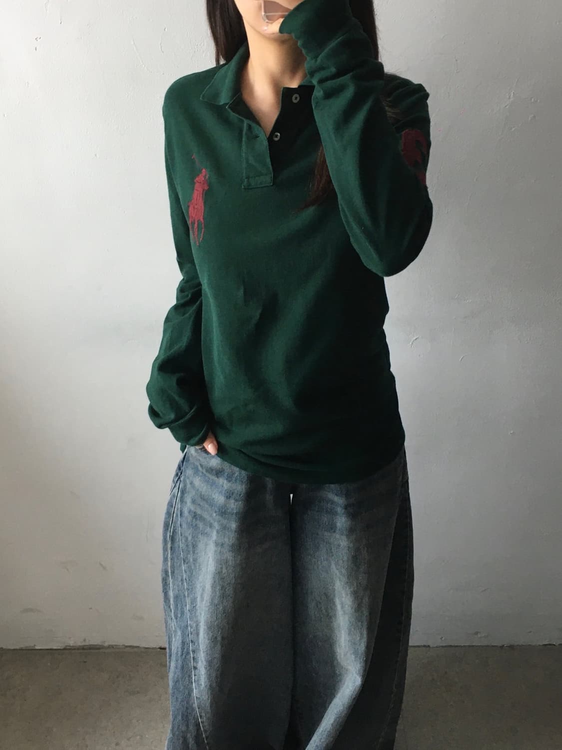 폴로 랄프로렌 빅포니 카라 롱슬리브 상품이미지2