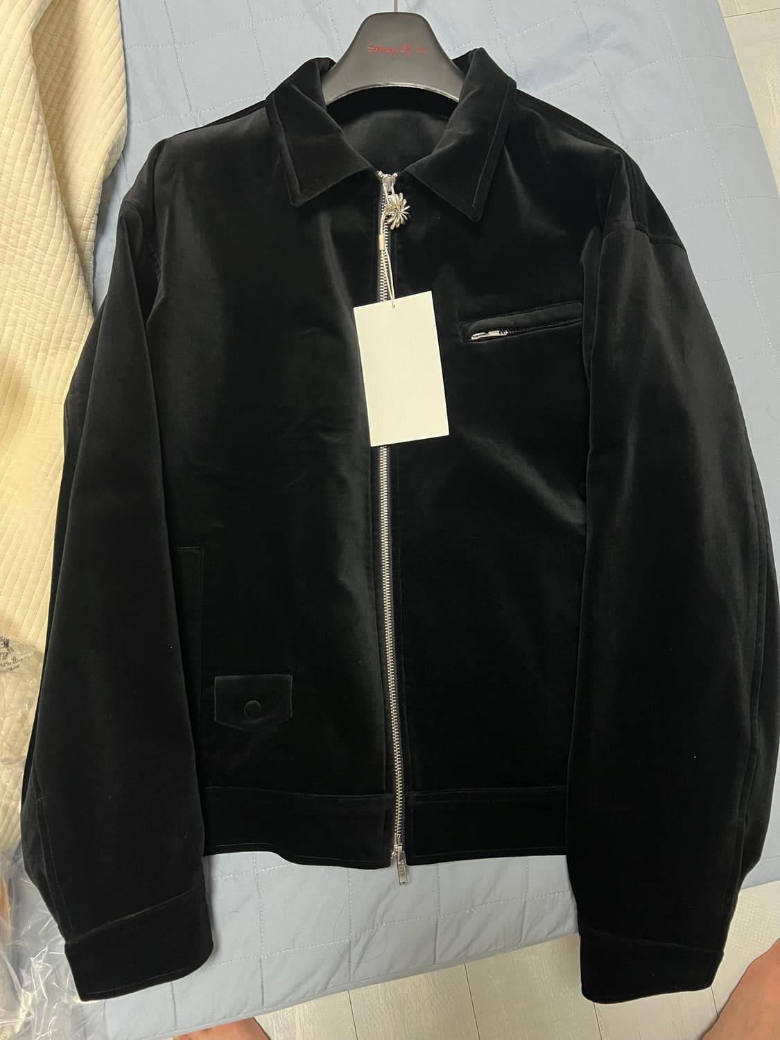 Stu 벨벳집업 L사이즈 새상품 상품이미지3