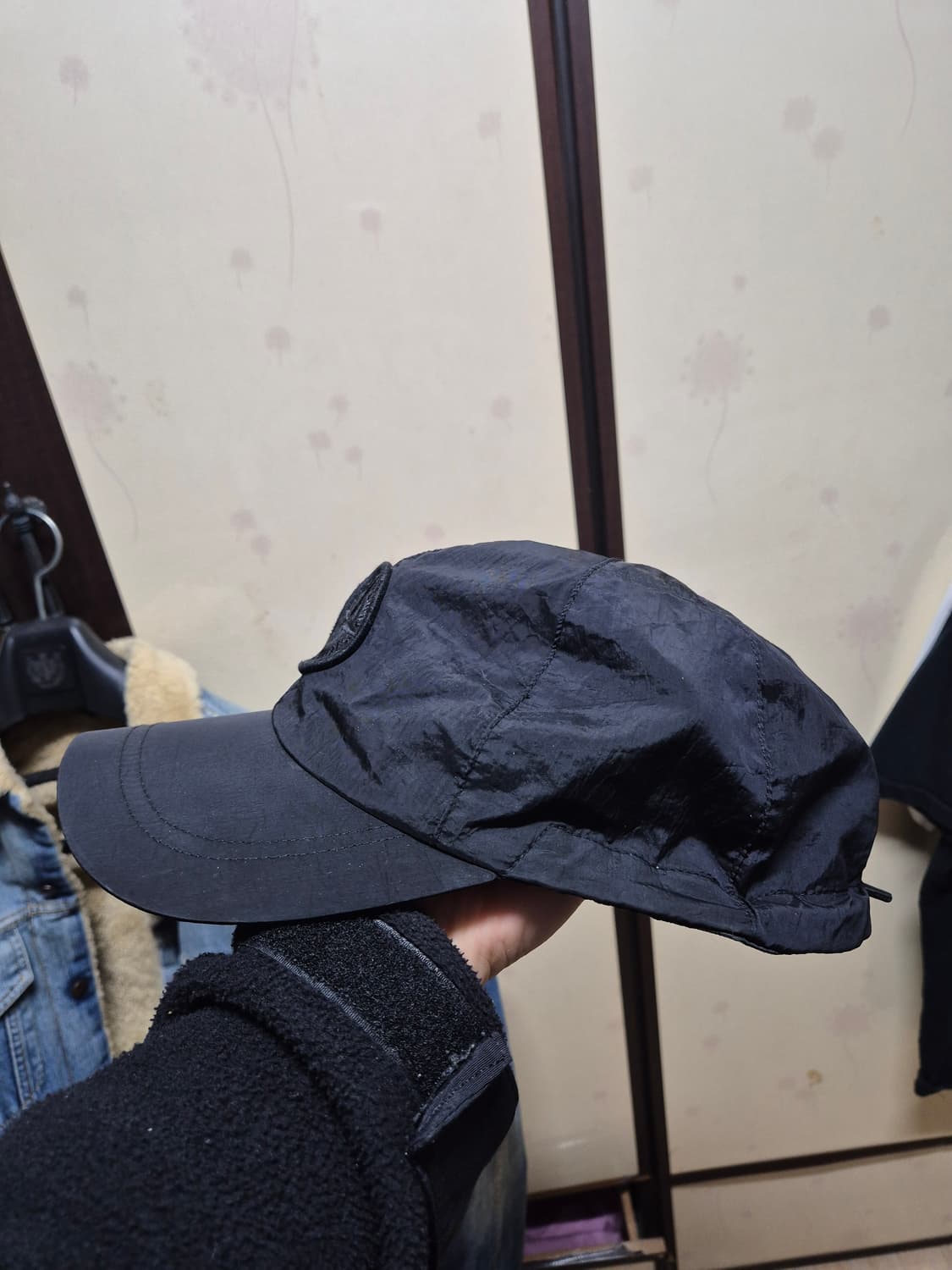 [XL] 23SS 스톤아일랜드 나일론 볼캡 블랙 엑라 상품이미지2