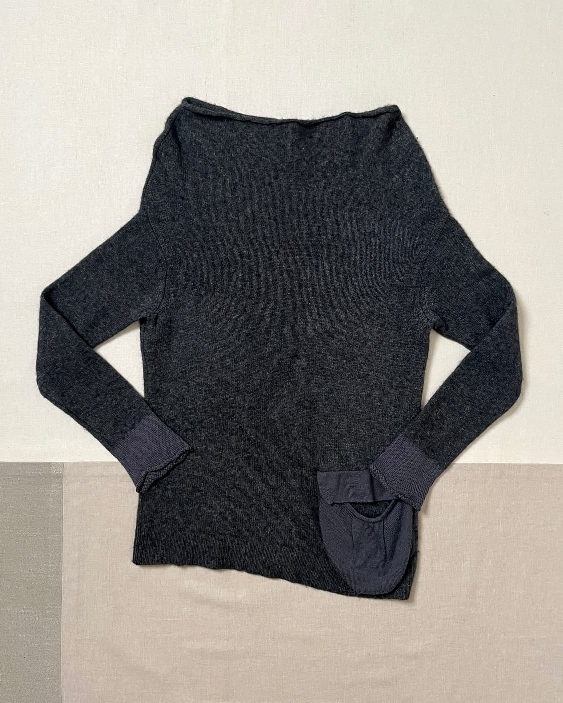 요지야마모토 하이넥 포켓 니트 Y's'yhojiyamamoto 상품이미지4