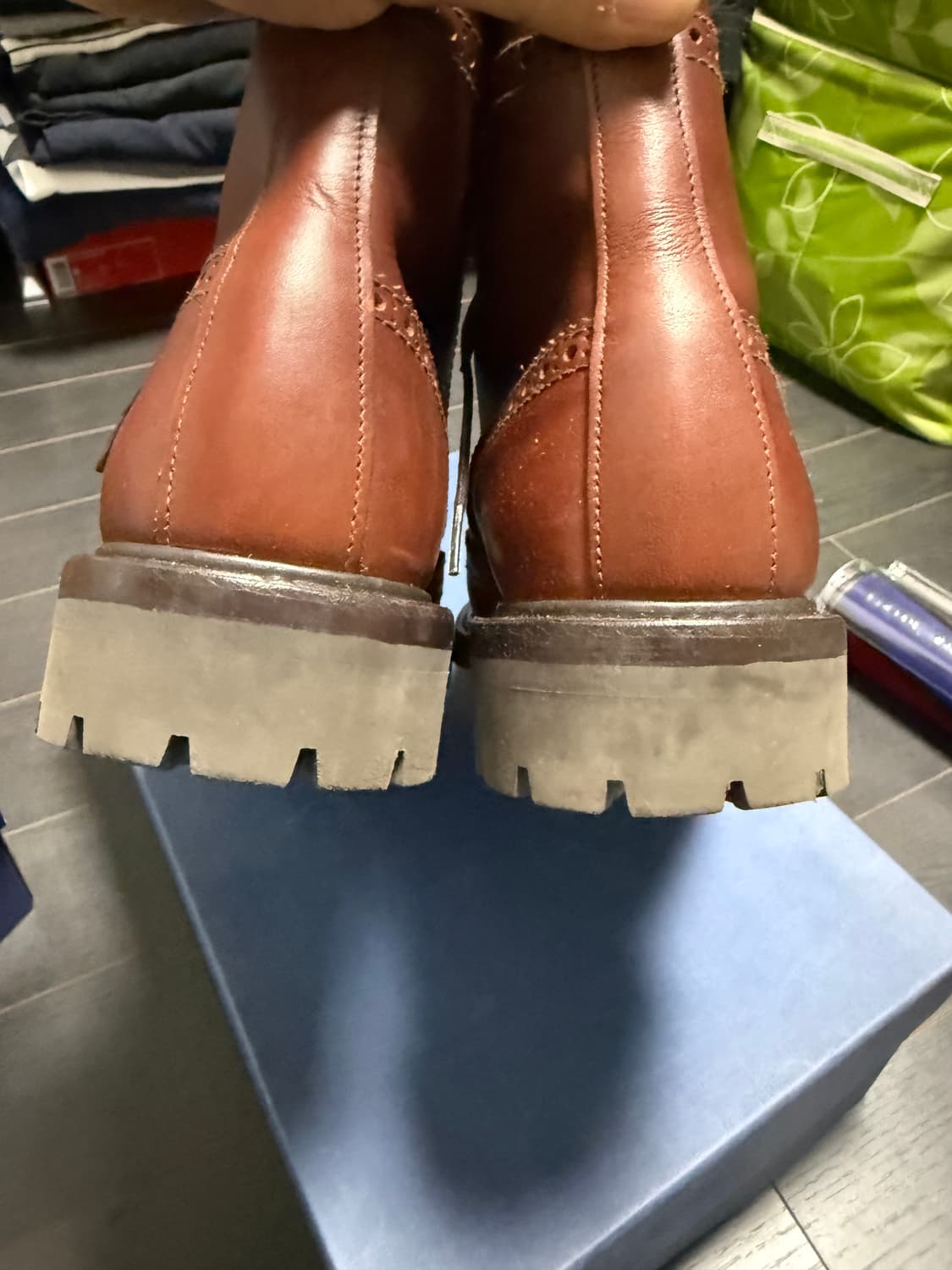 샌더스 챌든햄 브로그 부츠 상품이미지5