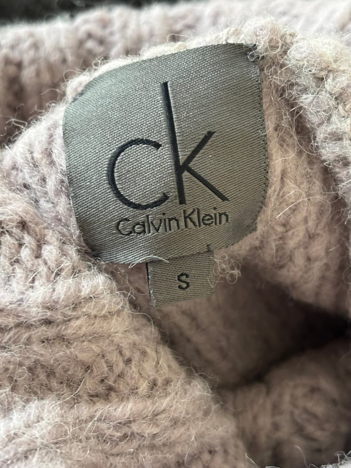 캘빈클라인 울 라벤더 스웨터 상품이미지3