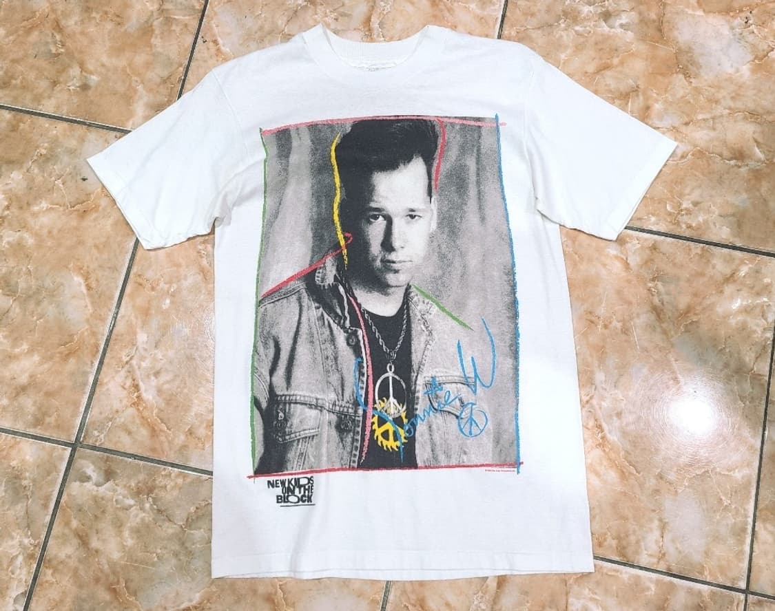 1989 HANES 뉴키즈온더블록 빈티지티셔츠 상품이미지1