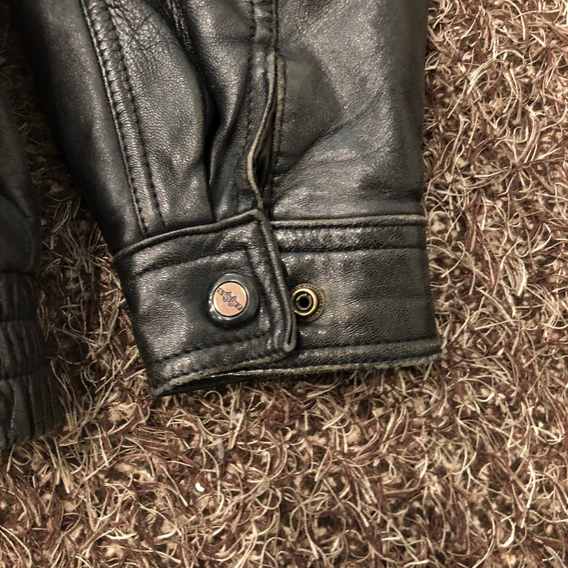 빈티지 양가죽 봄버 레더 가죽 자켓 상품이미지3