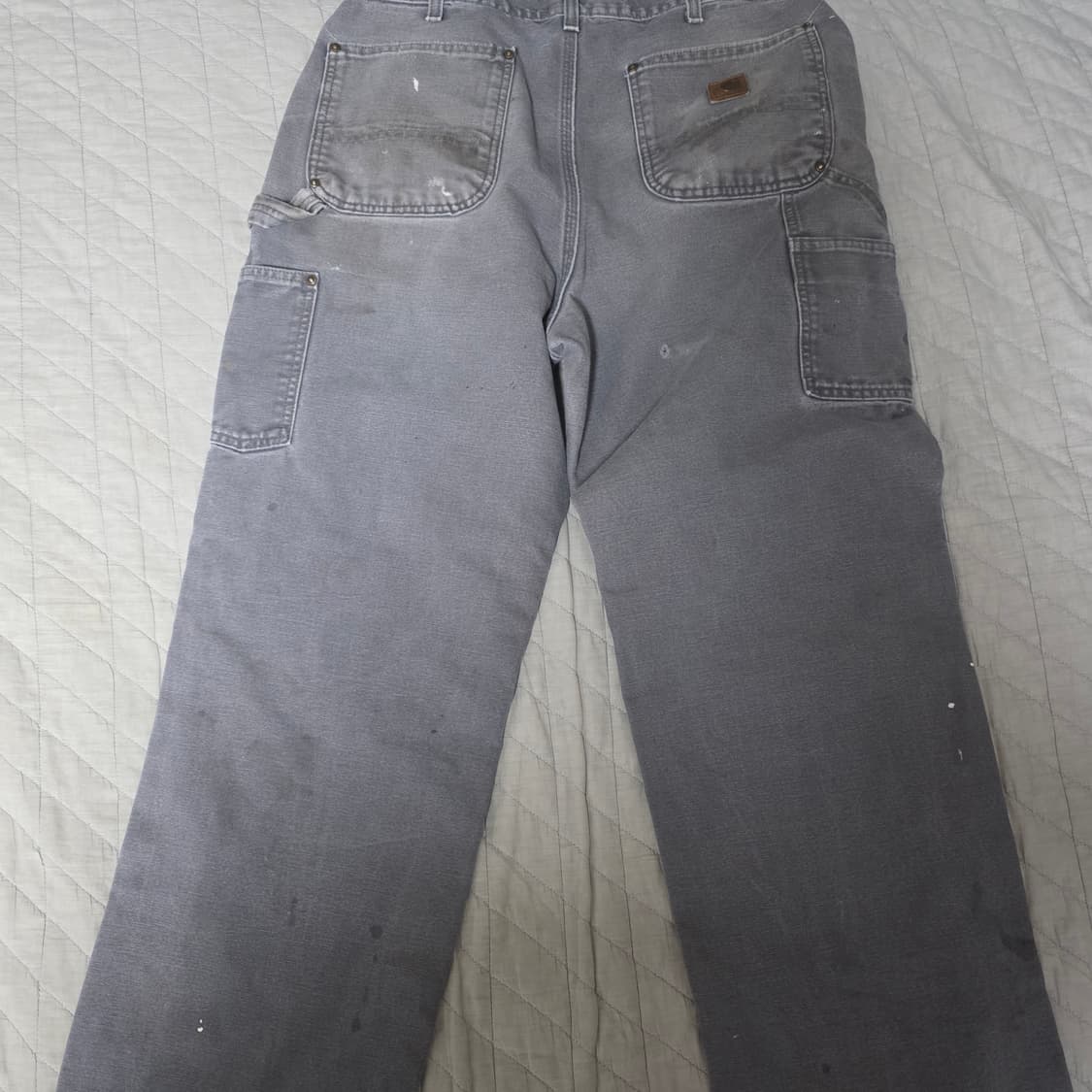 [34X32] 빈티지 칼하트 더블니 B136 GVL 트래쉬드 팬츠 G-2 상품이미지6
