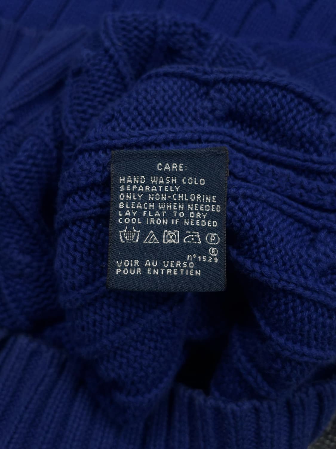 폴로 코튼 꽈배기 니트 상품이미지6